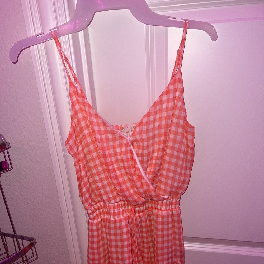 Pink/Peach Romper
